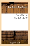 De la Nature. (Ed.1763-1766)