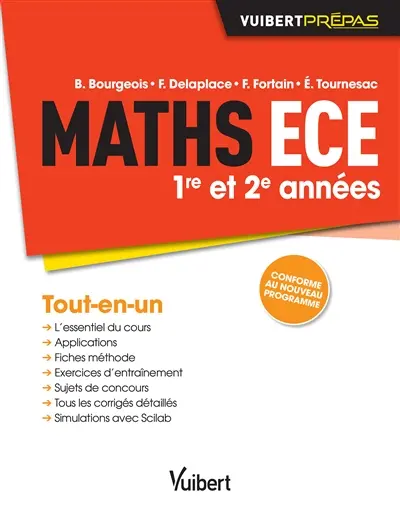 Maths ECE : 1re et 2e années : tout-en-un