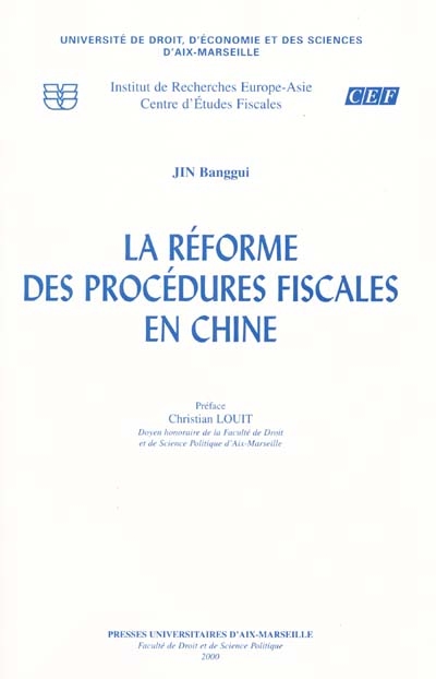 La réforme des procédures fiscales en Chine