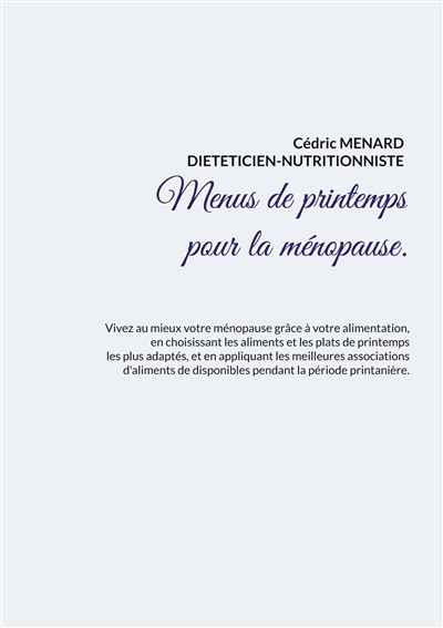 Menus de printemps pour la...