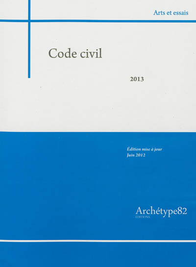 Code civil : 2013