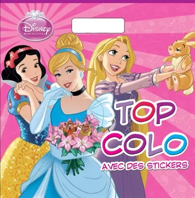 Princesses : top colo avec des stickers