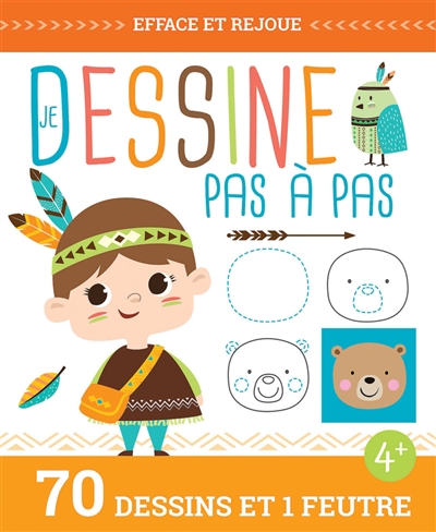 Je dessine pas à pas : 70 dessins et 1 feutre