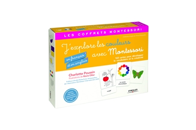 J'explore les couleurs avec Montessori : en français et en anglais : 163 cartes pour développer le vocabulaire et la créativité