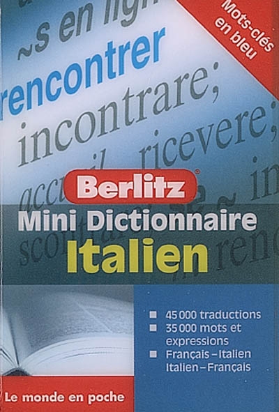 Mini dictionnaire italien : français-italien, italien-français