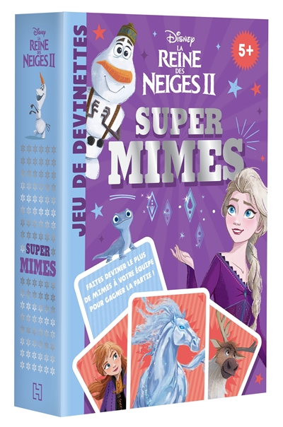 La reine des neiges II : super mimes : jeu de devinettes