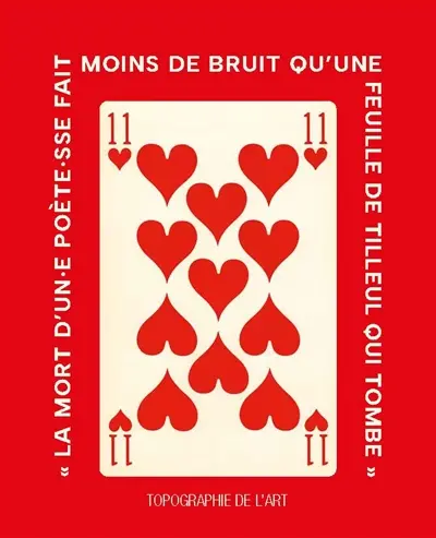 La mort d'un.e poète.sse fait moins de bruit qu'une feuille de tilleul qui tombe : exposition, Paris, Espace Topographie de l'art, du 7 février au 11 avril 2026