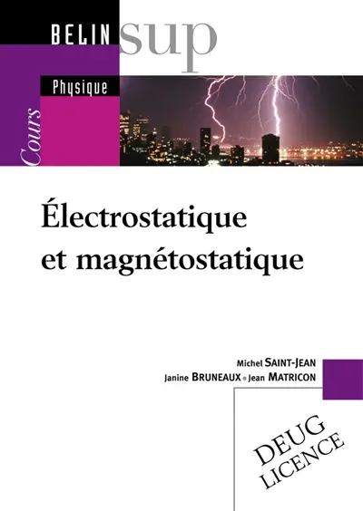 Électrostatique et magnétostatique : cours