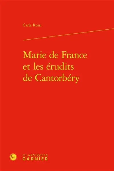 Marie de France et les érudits de Cantorbéry