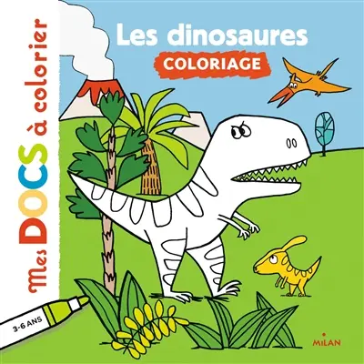 Les dinosaures : coloriage