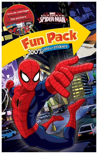 Ultimate Spider-Man : fun pack 100 % colo et stickers