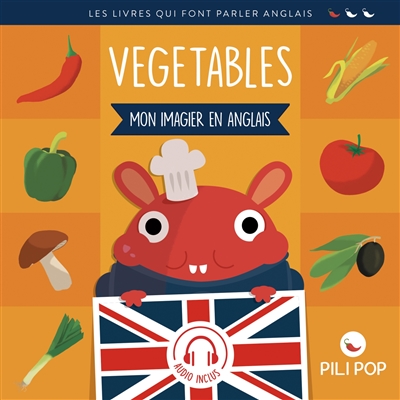 Vegetables mon imagier en anglais