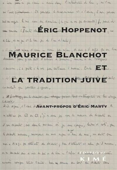 Maurice Blanchot et la tradition juive