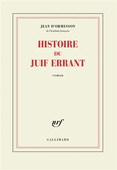 Histoire du juif errant