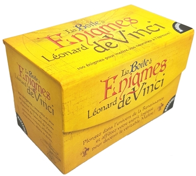 La boîte à énigmes Léonard de Vinci : 100 énigmes pour mettre vos neurones à l'épreuve !