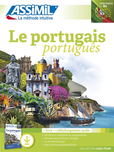 Le portugais : débutants, B2 : 1 livre + 1 téléchargement audio