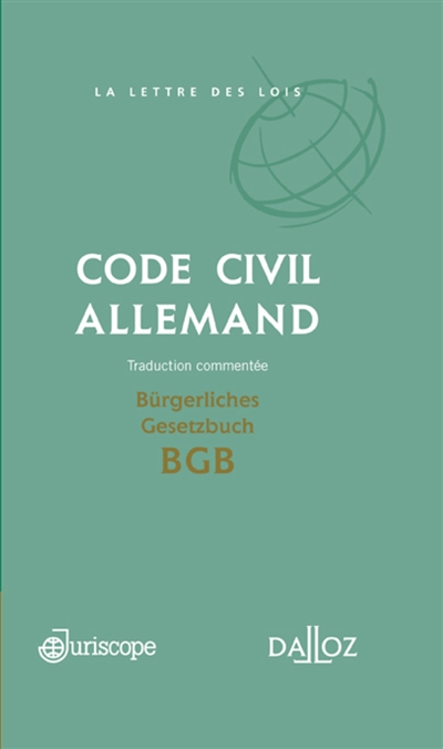 Code civil allemand. BGB Bürgerliches Gesetzbuch