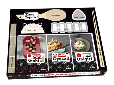 Easy Japon ! : sushi, gyoza, onigiri : coffret - Laure Kié - Librairie  Mollat Bordeaux
