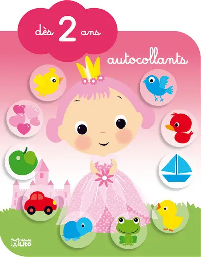 La princesse : autocollants : dès 2 ans