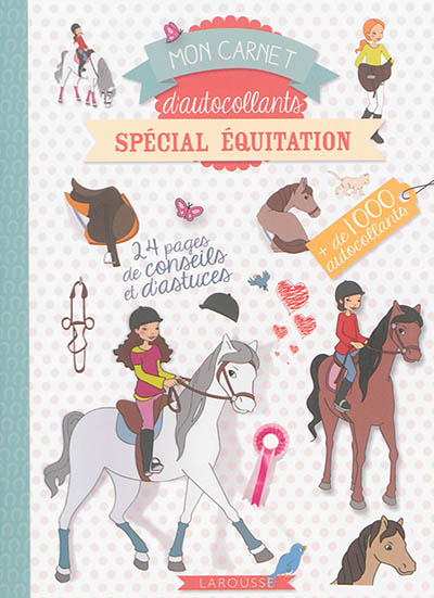 Mon carnet d'autocollants spécial équitation