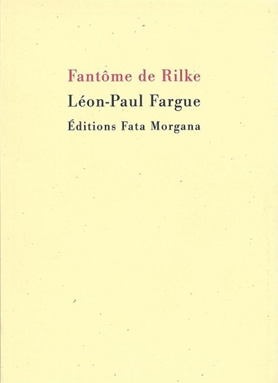Fantôme de Rilke