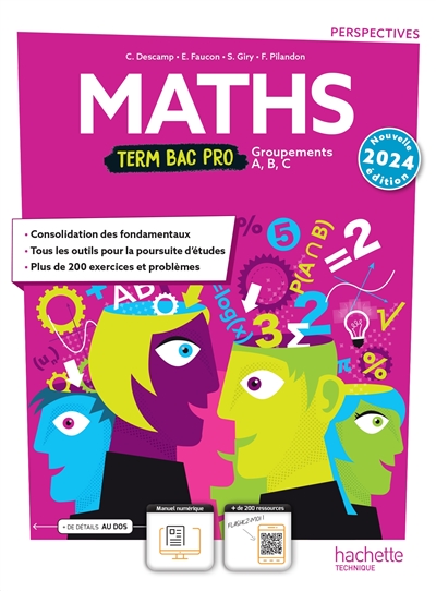 Maths, terminale bac pro : groupements A, B, C