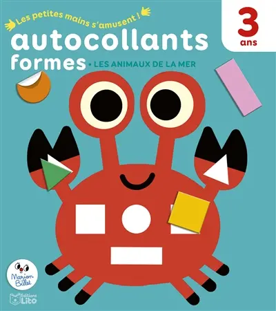 Les animaux de la mer : autocollants formes