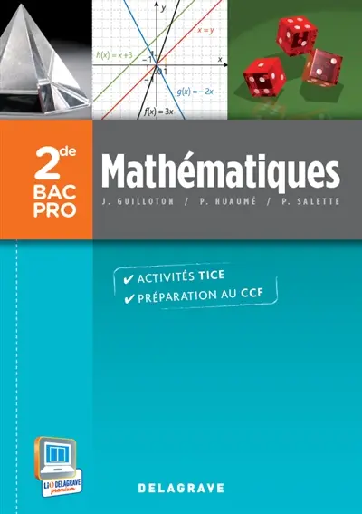 Mathématiques, 2de bac pro