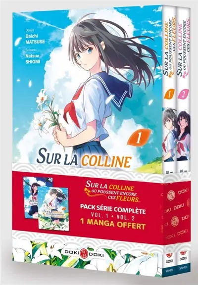 Sur la colline où poussent encore ces fleurs... : pack série complète vol. 1 + vol. 2 : 1 manga offert