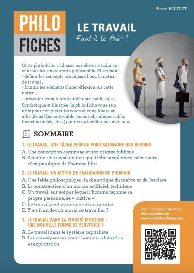 Le travail : faut-il le fuir ?