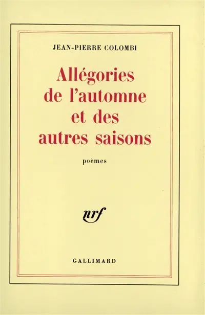 Allégories de l'automne et des autres saisons