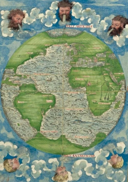 Carnet ligné Cosmographie universelle, 1555