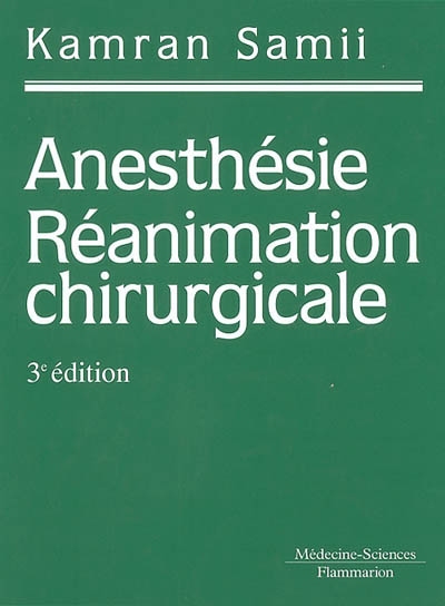 Anesthésie-réanimation chirurgicale