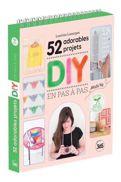52 adorables projets DIY en pas à pas made by Vert Cerise
