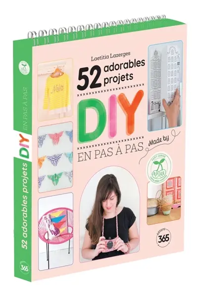 52 adorables projets DIY en pas à pas made by Vert Cerise