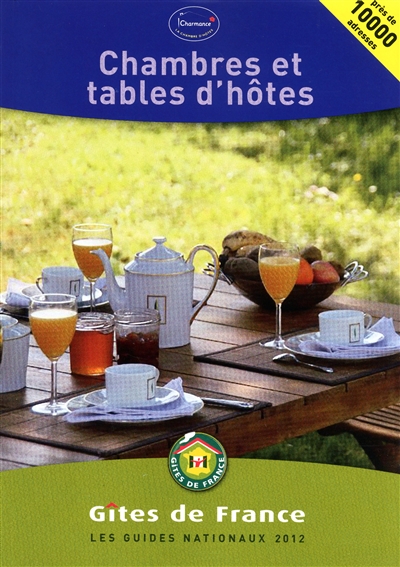 Chambres et tables d'hôtes 2012