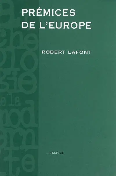 Prémices de l'Europe