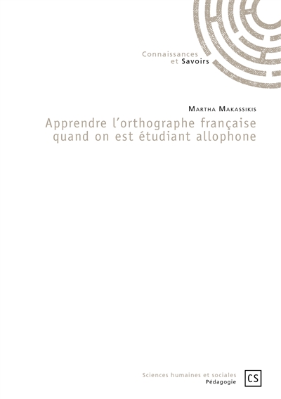 Apprendre l'orthographe...