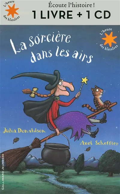 La sorcière dans les airs : 1 livre + 1 CD