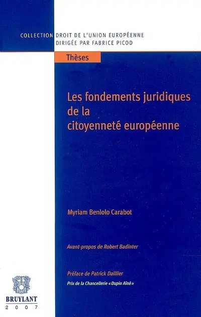 Les fondements juridiques de la citoyenneté européenne