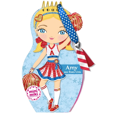 Minimiki : carnet créatif : habille Amy aux Etats-Unis
