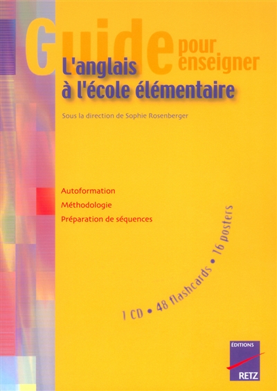 Guide pour enseigner l'anglais à l'école élémentaire + 1cd flashcards