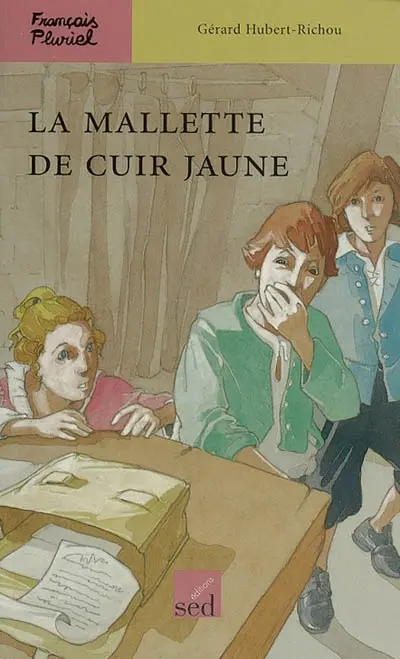 La mallette de cuir jaune