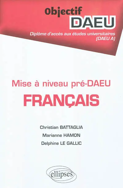 Français : mise à niveau pré-DAEU