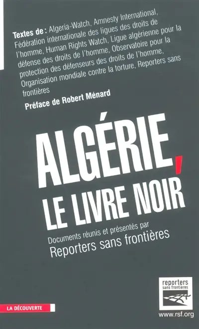 Algérie, le livre noir