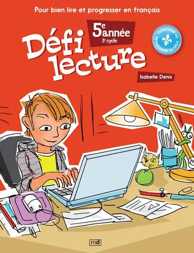Défi lecture : pour bien lire et progresser en français : 5e année
