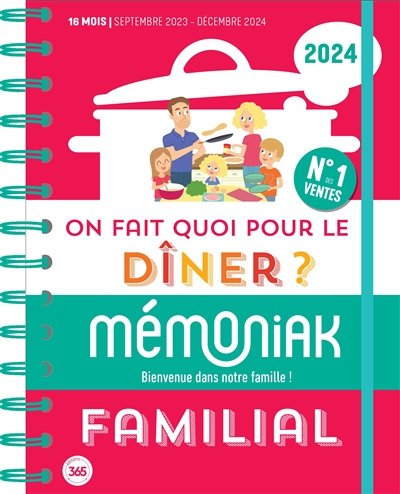 L'essentiel Agenda Familial Mémoniak 2024 de - Livre - Lire Demain