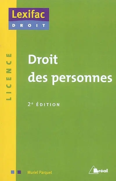 Droit des personnes : licence