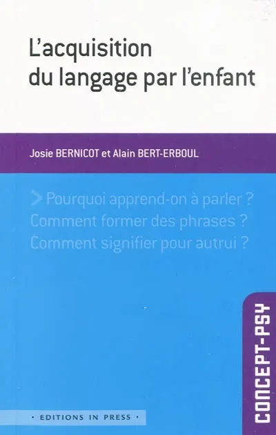 L'acquisition du langage par l'enfant