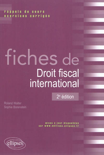 Fiches de droit fiscal...